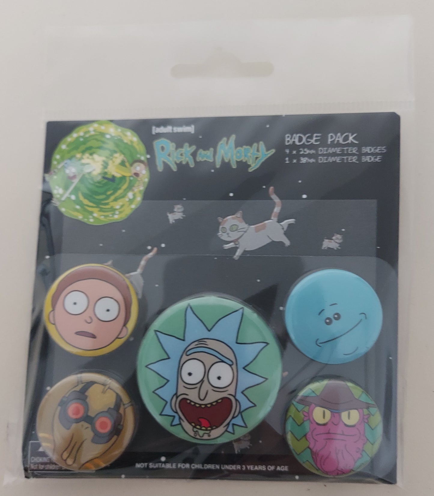 Rick and Morty  Badge pack.