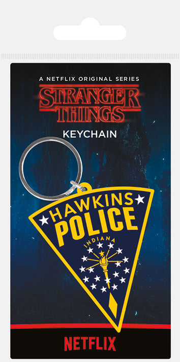 Keyring,Stranger Things ,Hawkins Police.