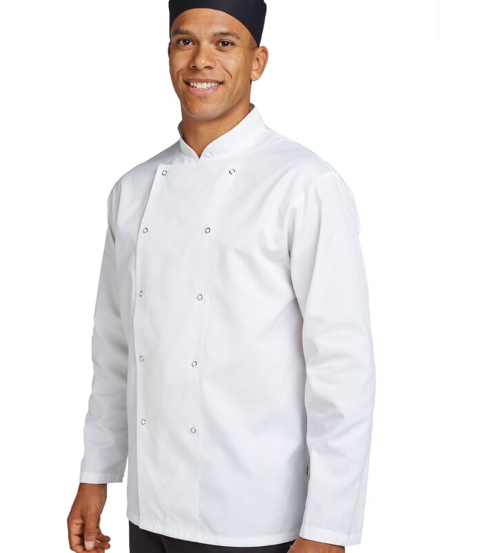 Budget Long Sleeve Chefs Jacket Thumbnail