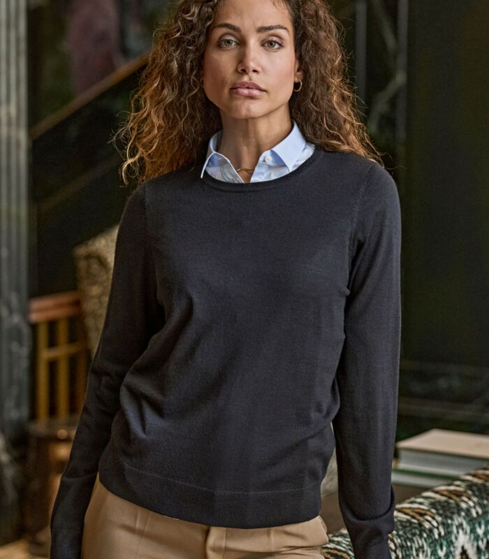 Ladies' Crew Neck Sweater Thumbnail