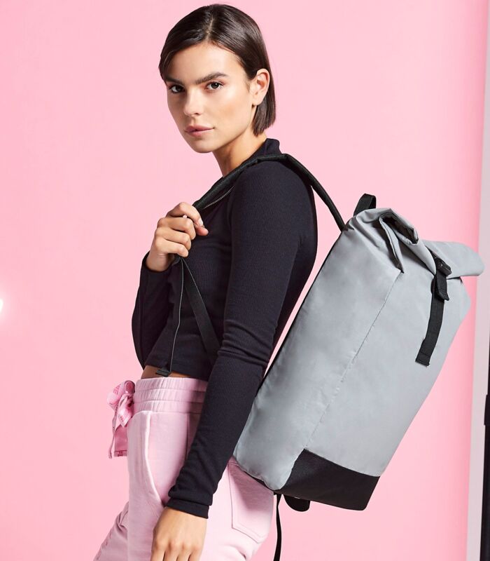 Reflective Roll-Top Backpack Thumbnail