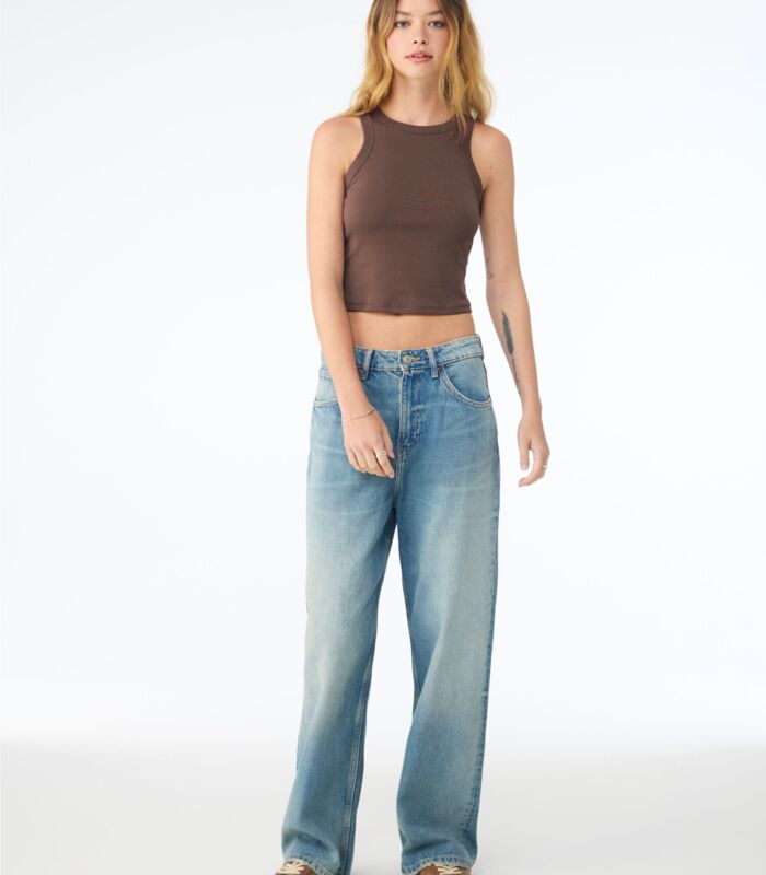 Women's Micro Rib Racer Tank Thumbnail