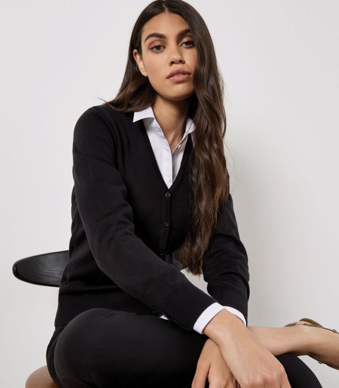 Regular Fit Arundel V-Neck Cardigan Thumbnail