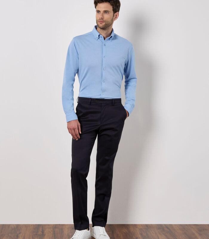 Tailored Fit Superwash 60 Pique Shirt (Long Sleeve) Thumbnail