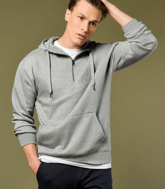 Regular Fit 1/4 Zip Hoodie Thumbnail