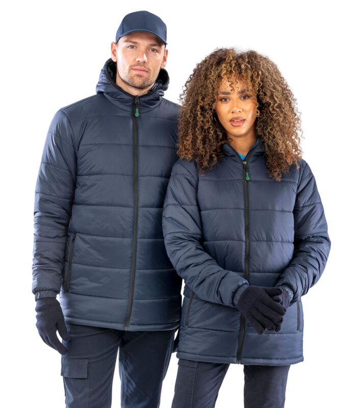 Recycled Hooded Padded Parka Thumbnail