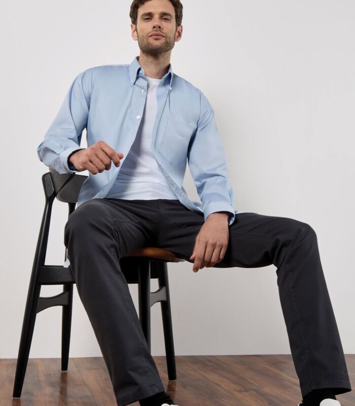 Classic Fit Long Sleeve Premium Oxford Shirt Thumbnail