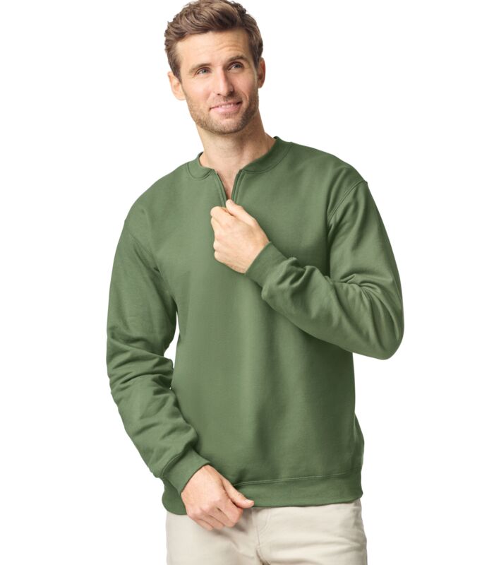 Softstyle Midweight 1/4 Zip Sweatshirt Thumbnail