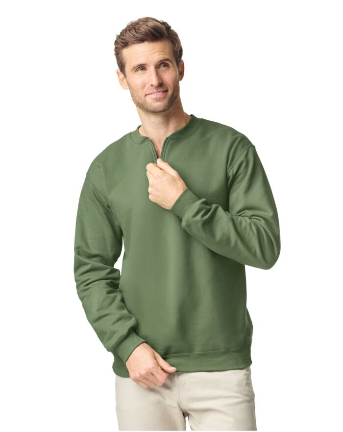 Softstyle Midweight 1/4 Zip Sweatshirt Thumbnail