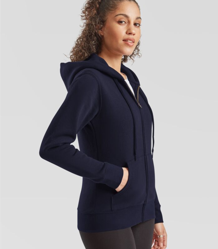 Ladies' Premium Hooded Sweat Jacket Thumbnail