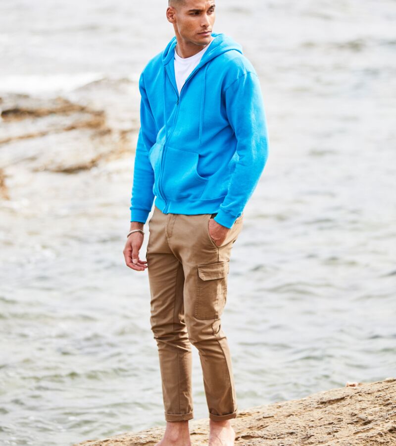 Men's Classic Hooded Sweat Jacket Thumbnail