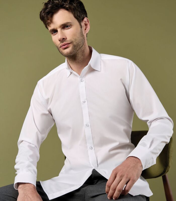 Slim Fit Long Sleeve Business Shirt Thumbnail