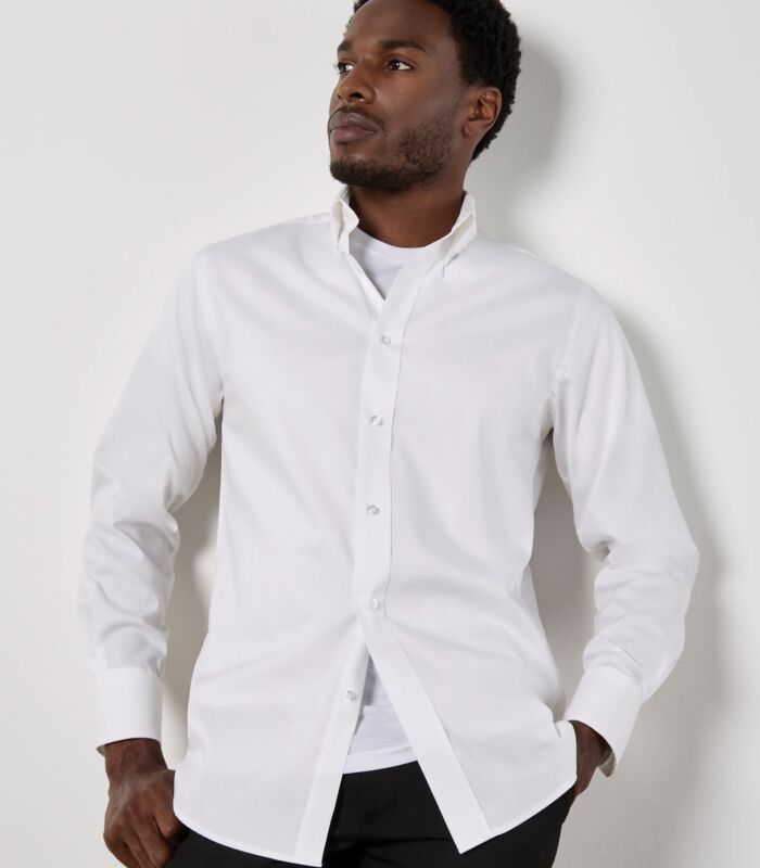 Tailored Fit Long Sleeve Premium Oxford Shirt Thumbnail