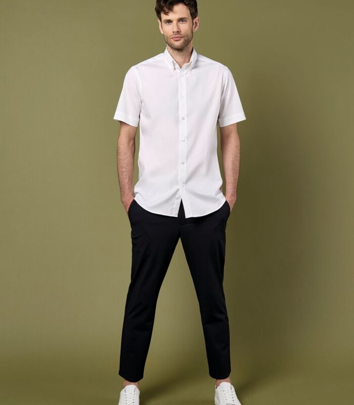 Tailored Fit Short Sleeve Premium Oxford Shirt Thumbnail