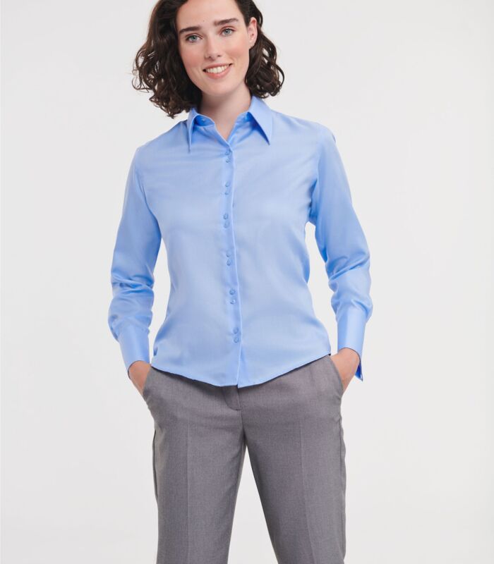 Ladies' Long Sleeve Ultimate Non-Iron Shirt Thumbnail