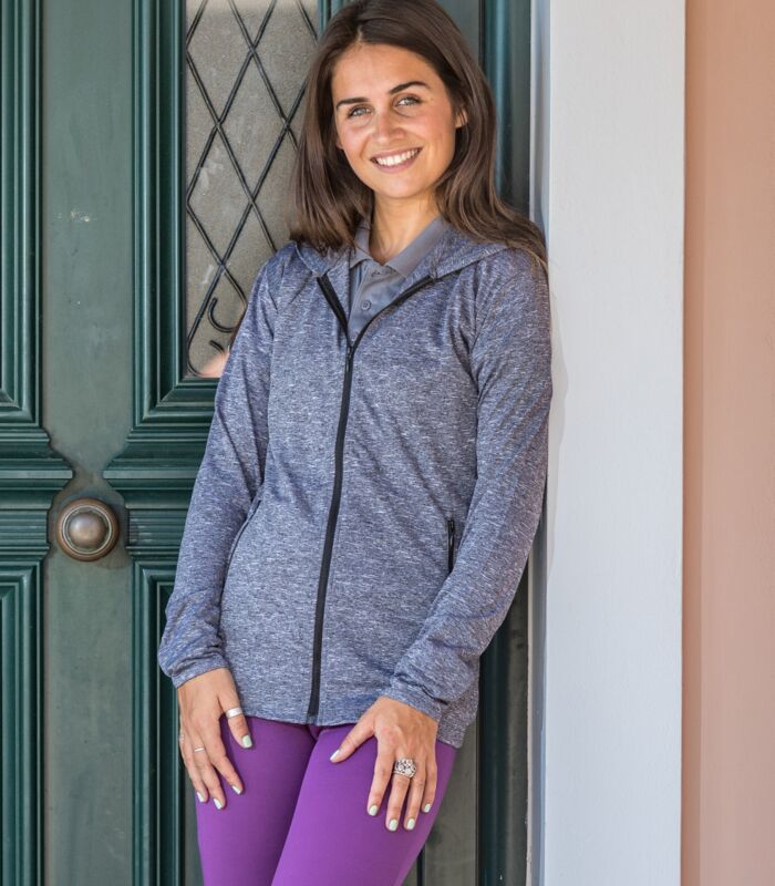 Women's Hooded Tee-Jacket Thumbnail