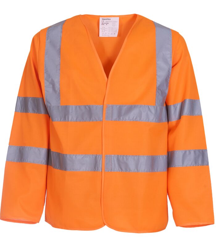 Hi-Vis Long Sleeve Waistcoat Thumbnail