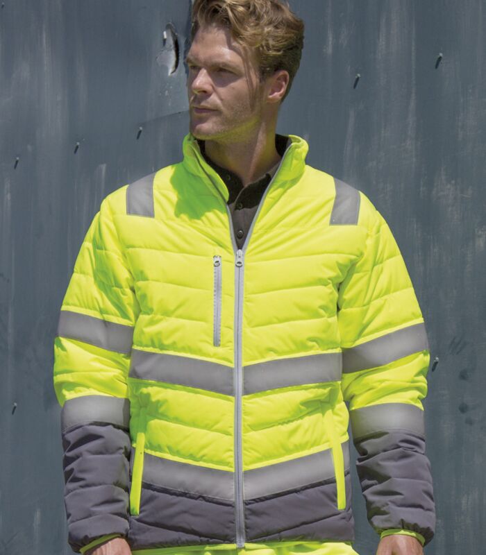 Men's Soft Padded Safety Jacket Thumbnail