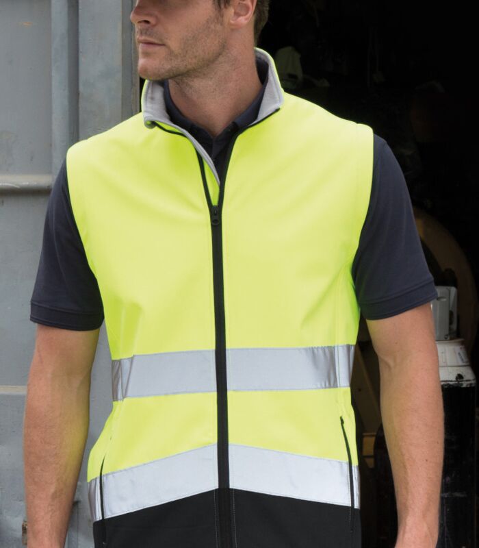 Printable Safety Softshell Gilet Thumbnail