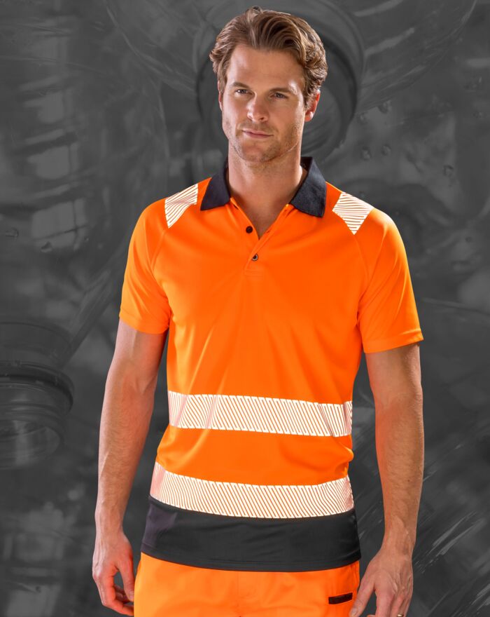 Recycled Safety Polo Shirt Thumbnail