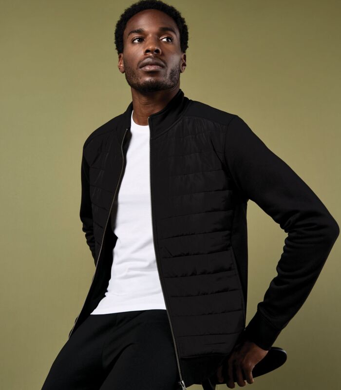 Quilted Full Zip Sweatshirt Thumbnail