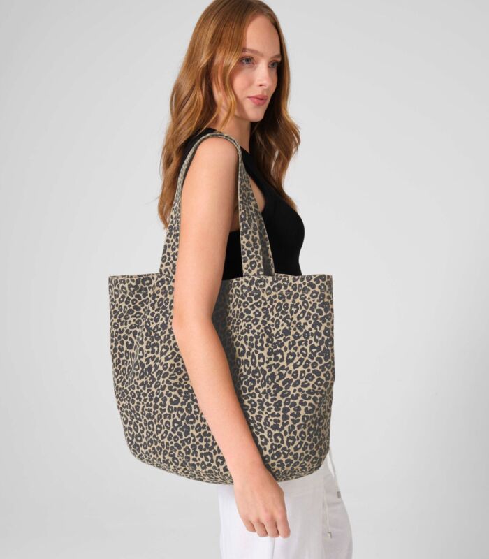 Leopard Print Canvas Shopper Thumbnail