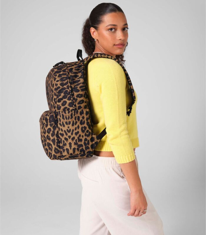 Leopard Print Backpack Thumbnail