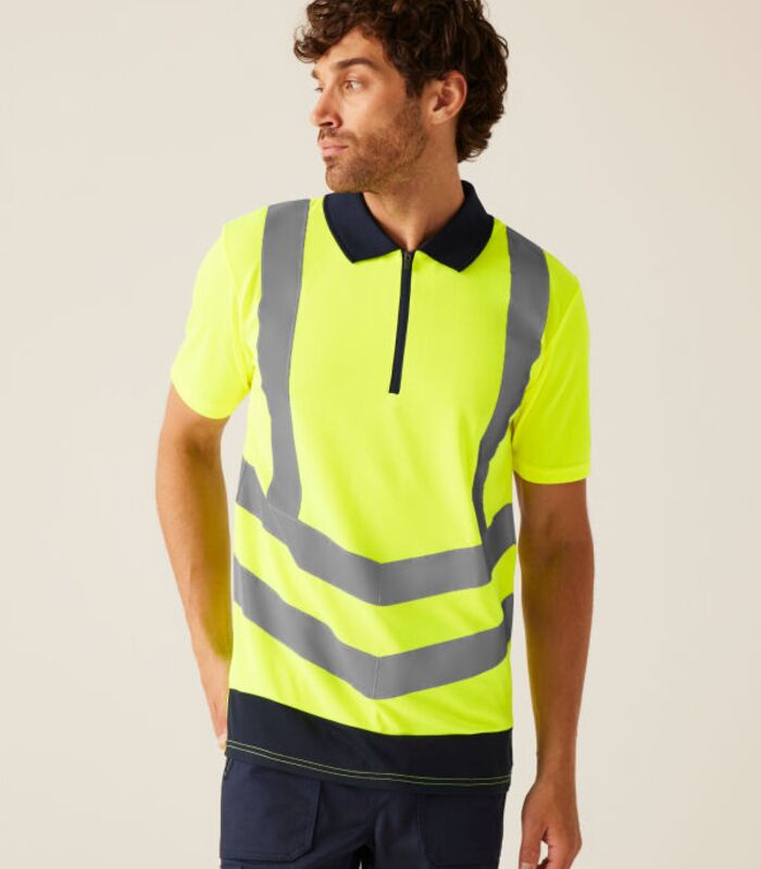 Pro Two Tone Wicking Polo Shirt Thumbnail