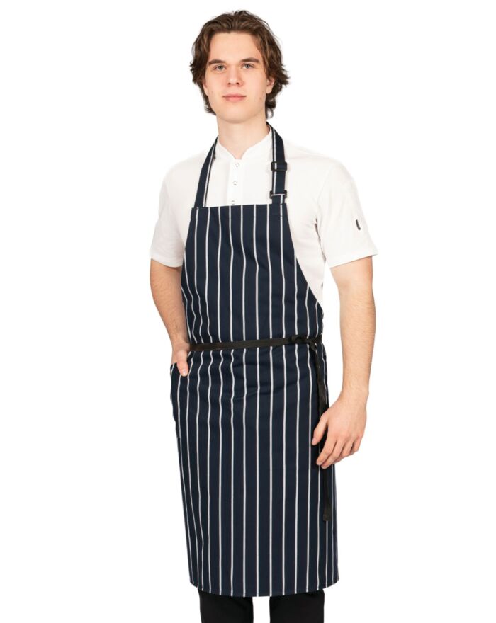 Classic Woven Stripe Apron Thumbnail