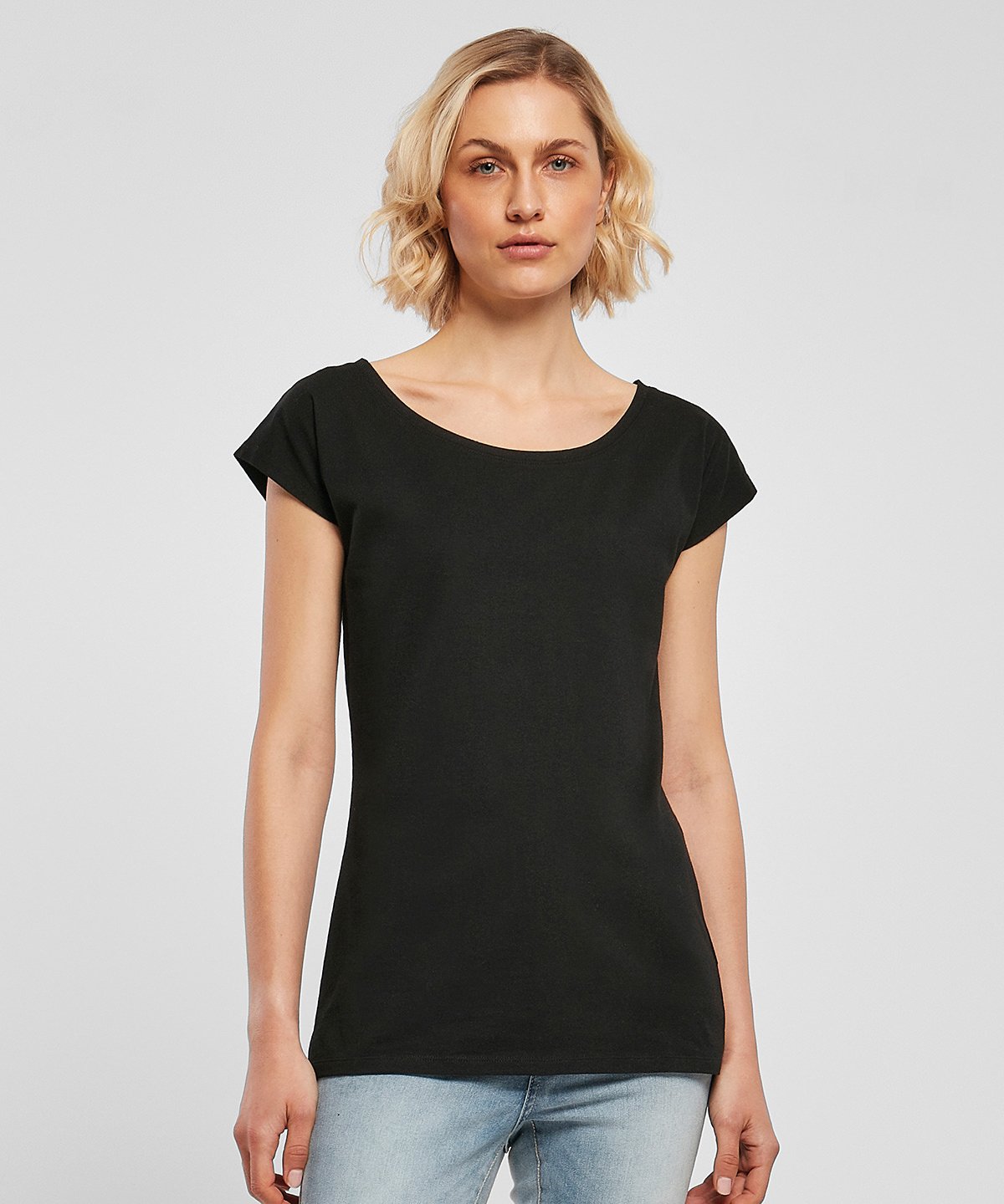 Women's wide neck tee