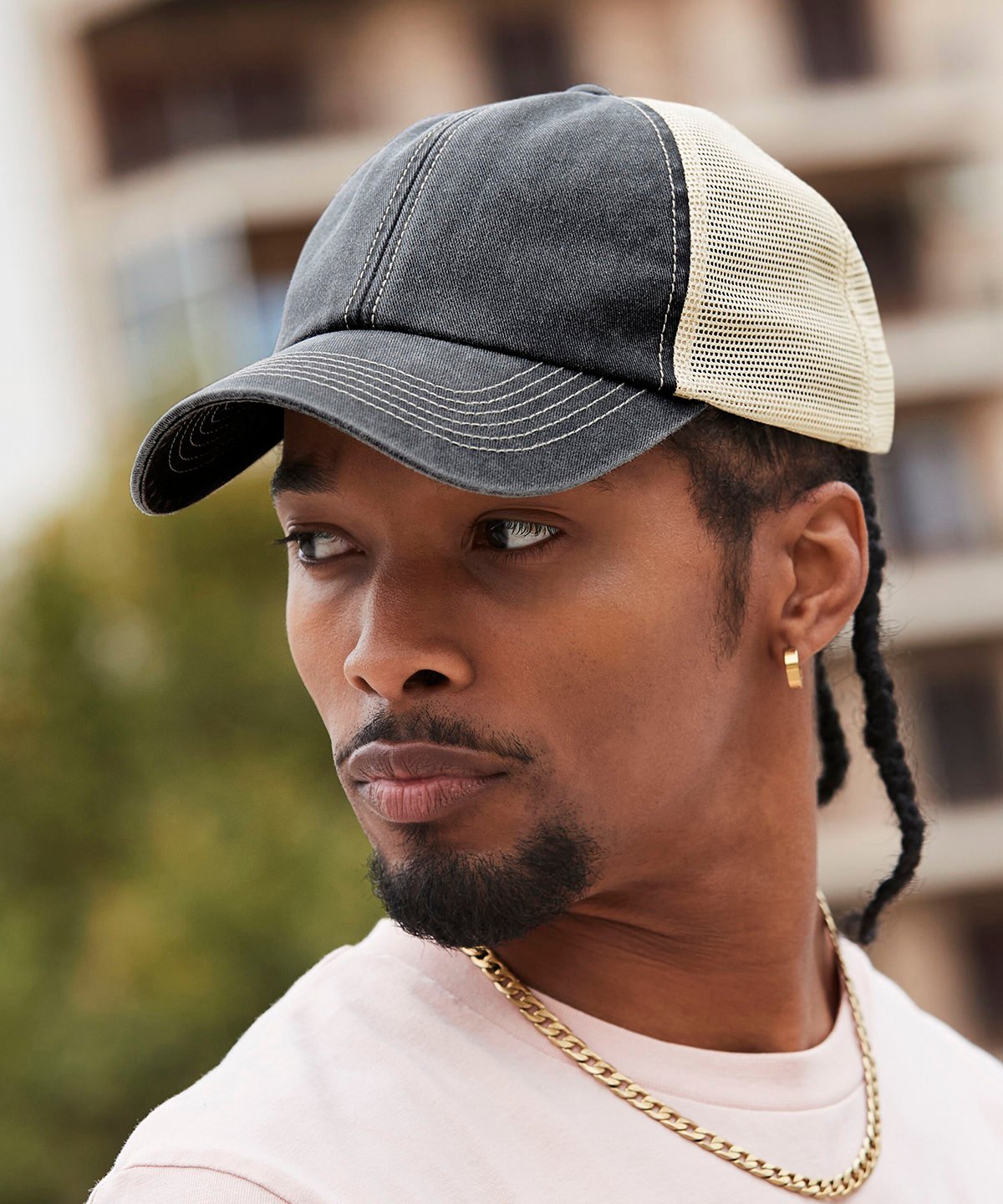 6-panel vintage trucker