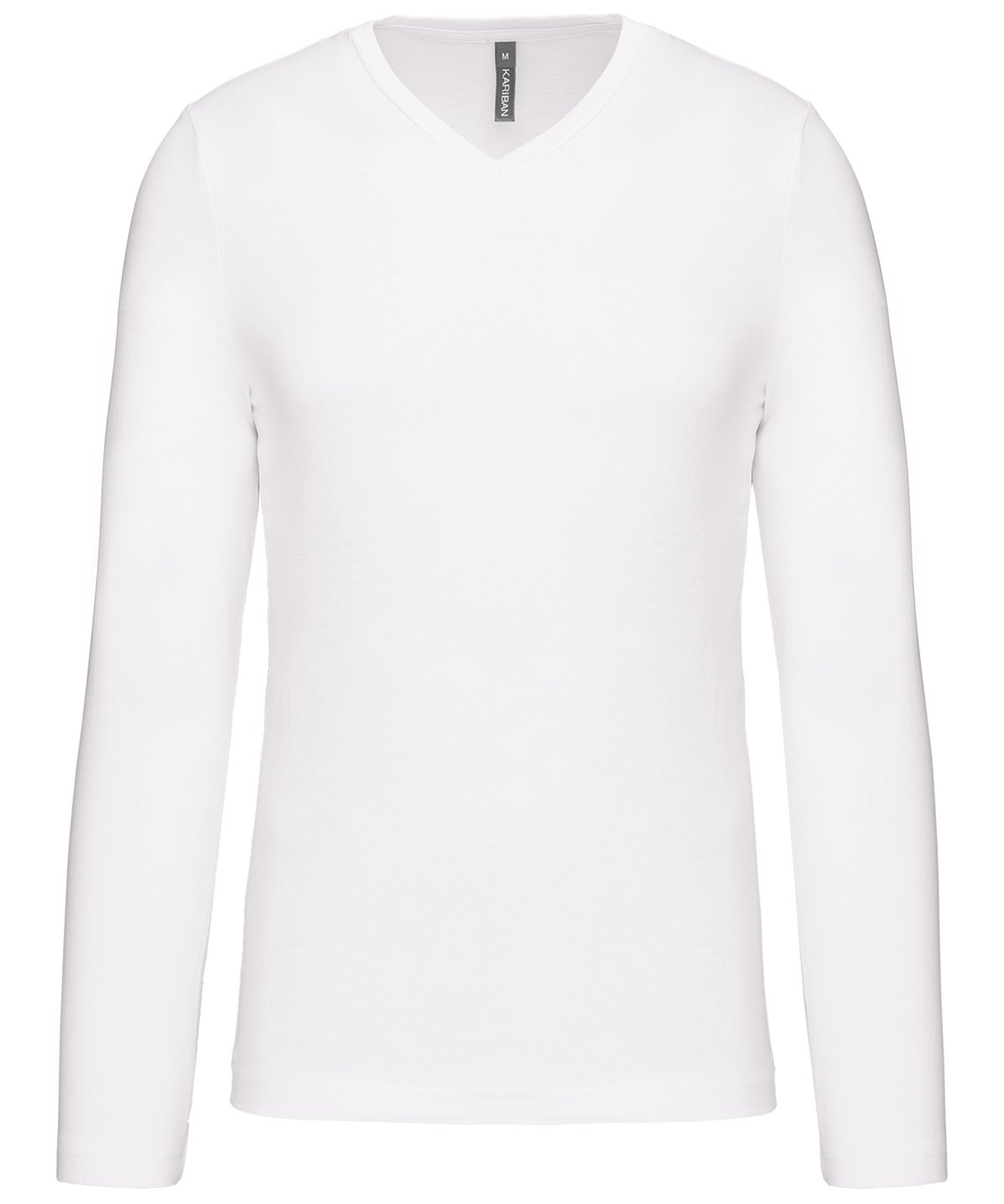 Men's long-sleeved V-neck T-shirt