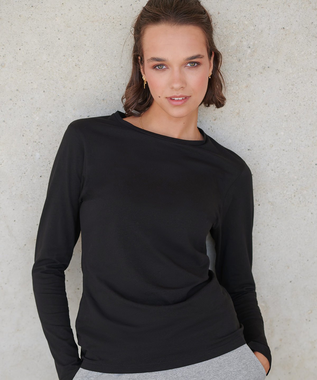 Women's feel good long sleeved stretch t-shirt