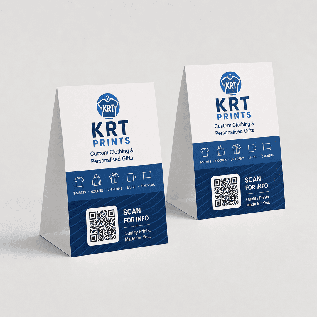 KRT PRINTS TABLE TENT