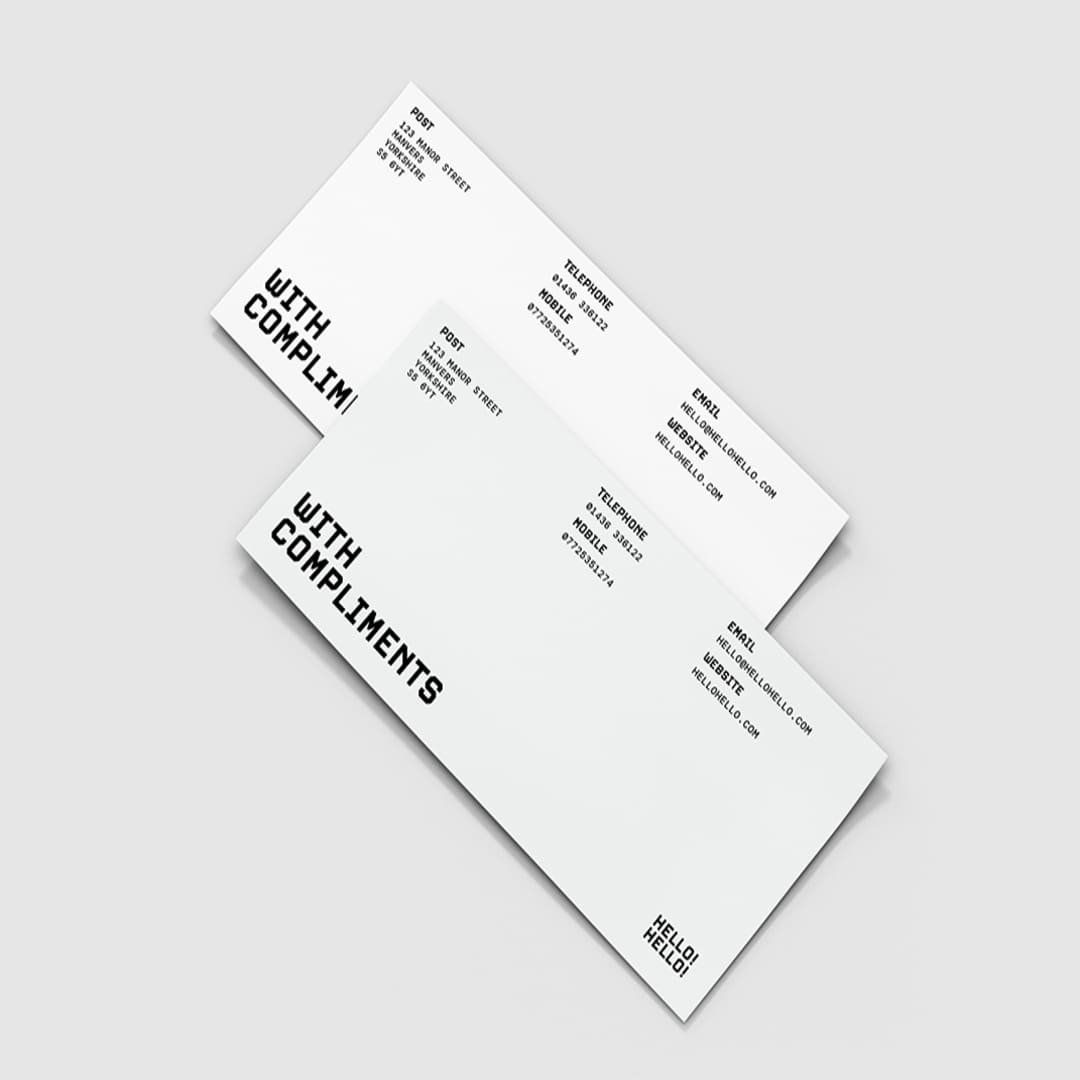 Compliment Slips