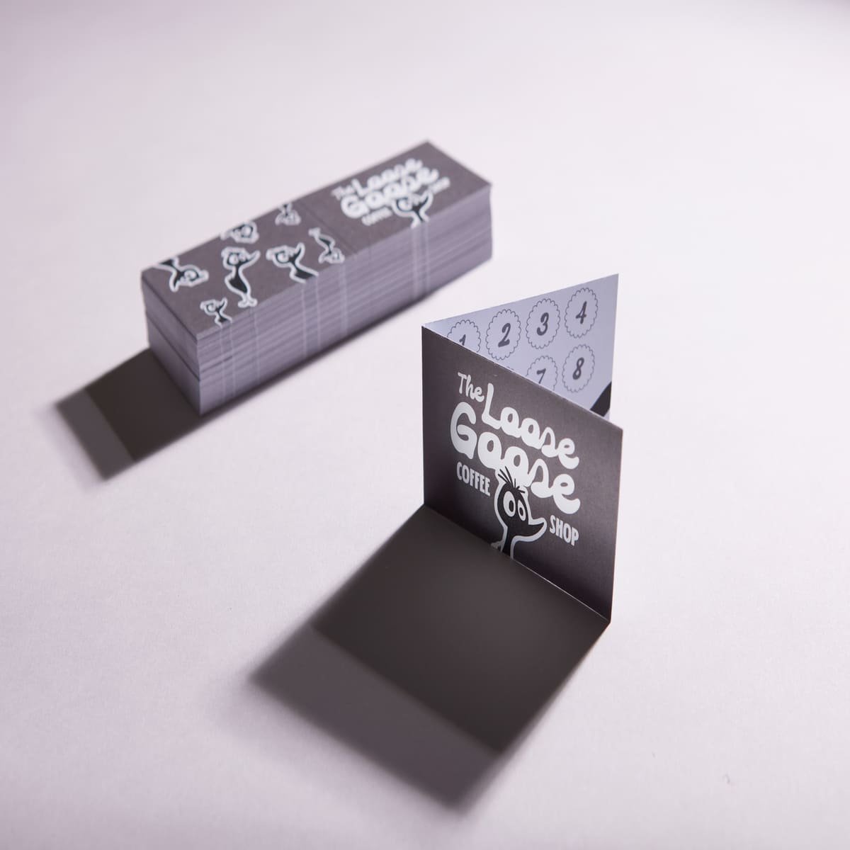 Folded Business Cards